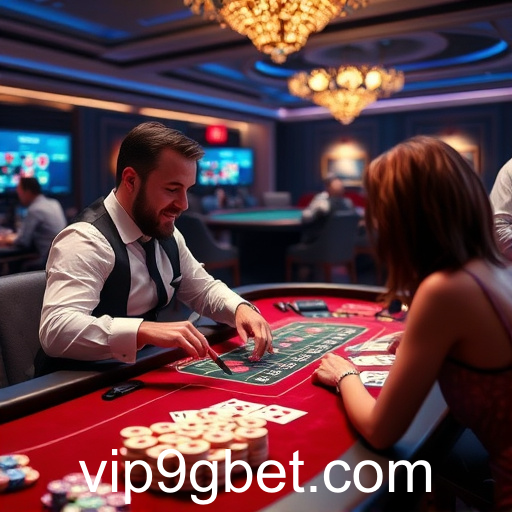 A Experiência Imersiva dos Jogos de 'Live Dealer' na Plataforma 9gbet